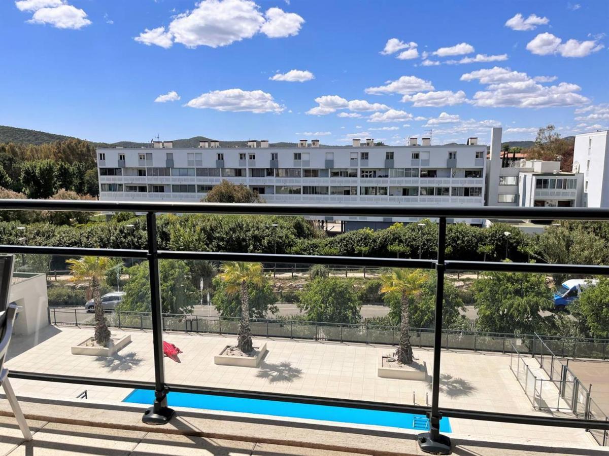 Charmant T2 Climatise Avec Grande Terrasse, Piscine Et Parking Privatif, Proche Plage Et Commerces. - Fr-1-251-441 เลอลาวองดูว์ ภายนอก รูปภาพ